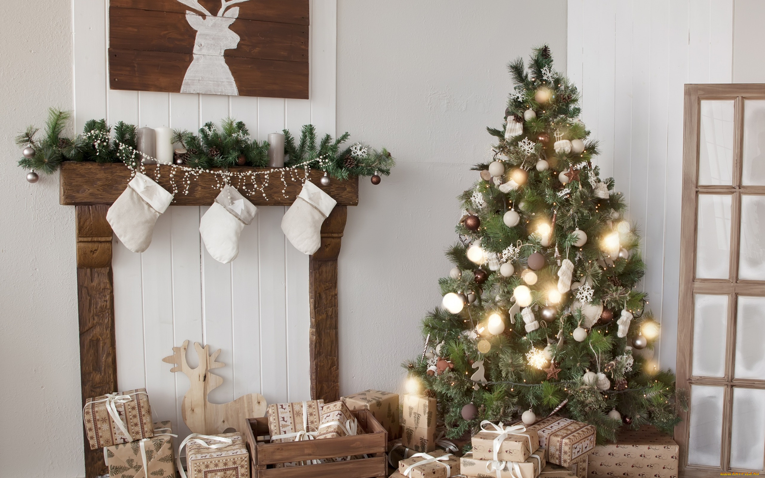 , , , , design, interior, , merry, christmas, , white, home, decoration, gifts, holiday, celebration, , , tree, 